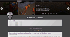 Desktop Screenshot of kitsunegames.com