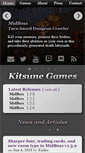 Mobile Screenshot of kitsunegames.com